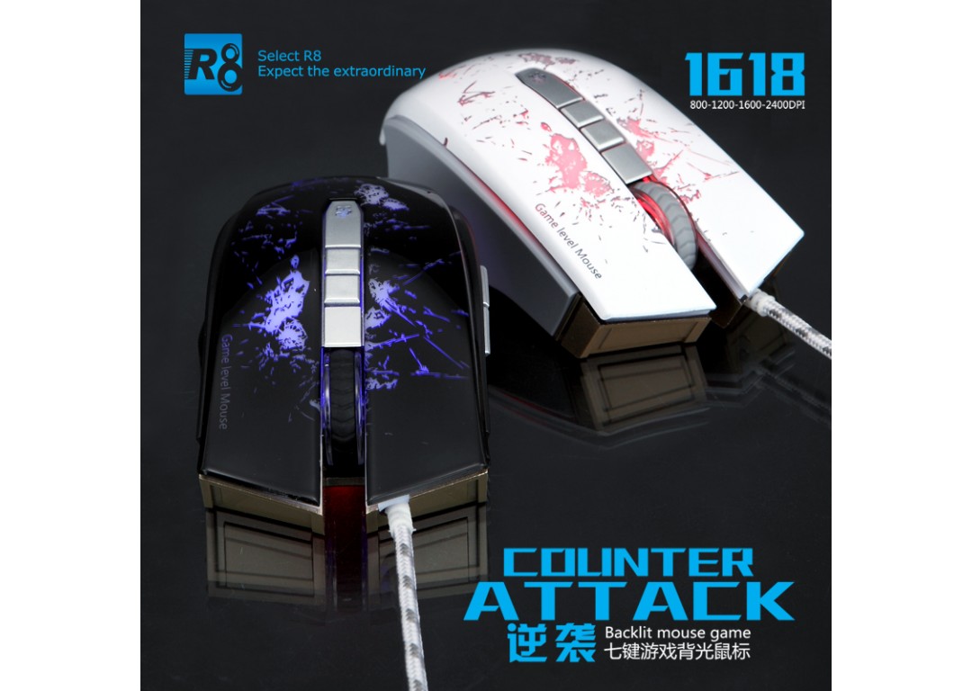 Chuột máy tính Mouse R8 1618 (USB)