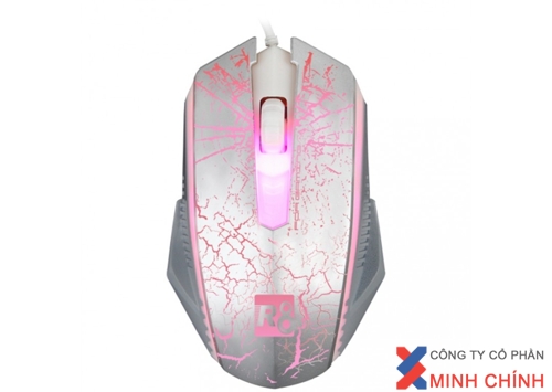 Chuột máy tính Mouse R8 1607 (USB) màu hồng quyến rũ