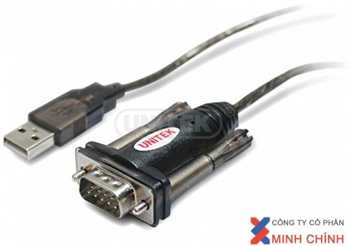 Cáp USB 2.0 -> COM 9 Unitek (Y - 105A)