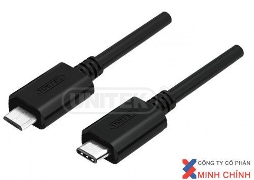 Cáp Type-C -> Micro USB Unitek (Y-C 473BK)