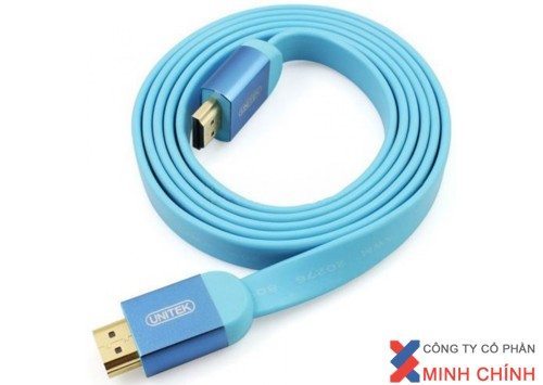 Cáp HDMI 1.4 (3m) Unitek (Y-C 155) (Dây Dẹp)