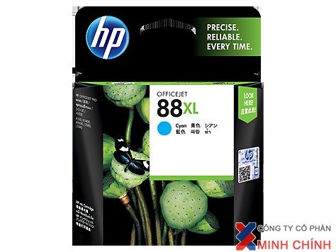 Mực in Phun màu HP 88 (C9391A) Cyan – Màu xanh Mực in Phun màu HP 88 (C9391A) Cyan – Màu xanh