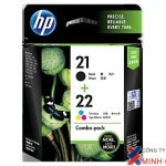 Mực in Phun màu HP 21 + HP 22 (CC630AA) Đen+Màu