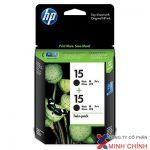Mực in Phun màu HP 15 twin (CC626A) Black – Bộ đôi màu đen