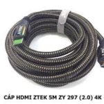 CÁP HDMI 2.0 DÀI 5M CHÍNH HÃNG Z-TEK ZY-297 HỖ TRỢ FULL HD 3D 4K*2K Cao Cấp