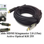 Cáp HDMI 2.0/4k 15M ACTIVE OPTICAL KINGMASTER (KH255)