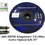 Cáp HDMI 2.0/4k 30M ACTIVE OPTICAL KINGMASTER (KH257)
