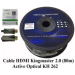 CÁP HDMI 2.0/4K – 80M ACTIVE OPTICAL KINGMASTER (KH262)
