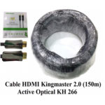 Cáp HDMI 2.0/4k 150M ACTIVE OPTICAL KINGMASTER (KH266)