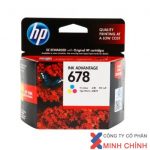 Mực in Phun màu HP 678 (CZ108AA) Tri-Color – Mực màu