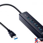 Bộ Chia USB ORICO W5PH4 BK (Từ 1 Ra 4 Cổng chuẩn 3.0) Đen