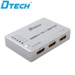 Bộ chuyển mạch HDMI 5 trong 1 DTECH DT-7021