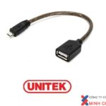 Cáp USB OTG 2.0 -> Micro USB Unitek (Y-C 438)