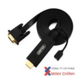 Cáp HDMI -> VGA (K) + Micro USB Unitek (Y – 5303)