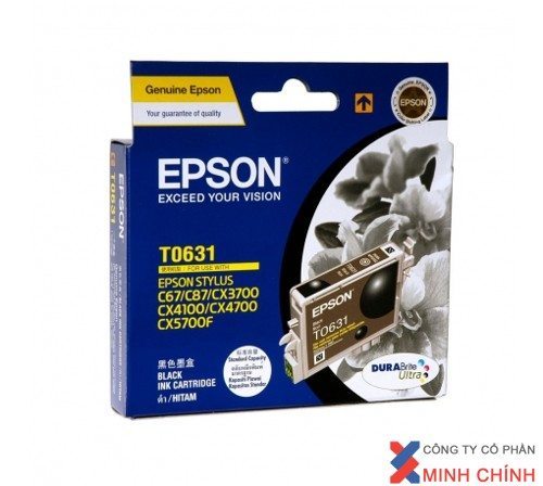 MỰC IN EPSON – C13T0631 màu đen MỰC IN EPSON – C13T0631 màu đen
