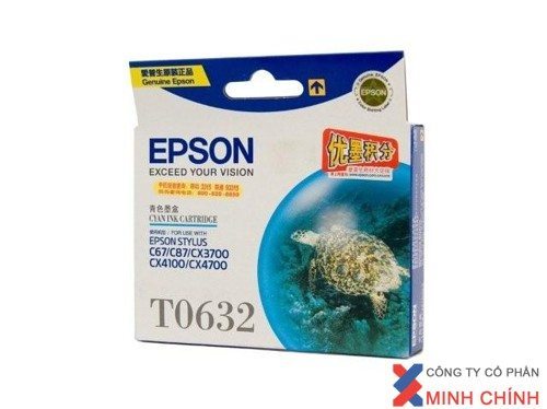 MỰC IN EPSON – C13T0632 màu xanh MỰC IN EPSON – C13T0632 màu xanh