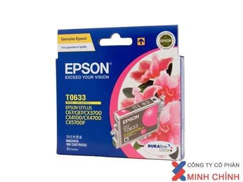 MỰC IN EPSON – C13T0633 màu hồng MỰC IN EPSON – C13T0633 màu hồng