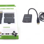 CÁP MINI HDMI -> VGA + AUDIO KINGMASTER (KY-H 125B)