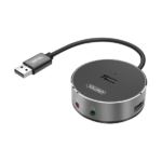 USB2.0 3-Port Hub + Stereo Audio Port Model: Y-2179