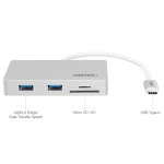 MULTIPORT HUB TYPE-C -> 2 USB 3.0 + TF + SD UNITEK (Y-9319)