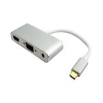 CÁP TYPE-C -> HDMI + VGA + AUDIO + USB 2.0 KM (KY-V011S)