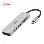 MULTIPORT HUB TYPE-C -> 2 USB 3.0 + HDMI SSK (SHU-C530)