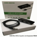 HUB 4Port USB 2.0 cáp dài 1,2m kingmaster KM004