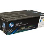 Mực in laser 3 màu Xanh – Hồng – Vàng HP 126A (CF341A)