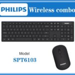 Combo bàn phím và chuột không dây Philips SPT6103