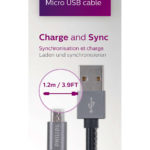 Cáp USB 2.0->Micro USB 1.2M Philips DLC2518B/97