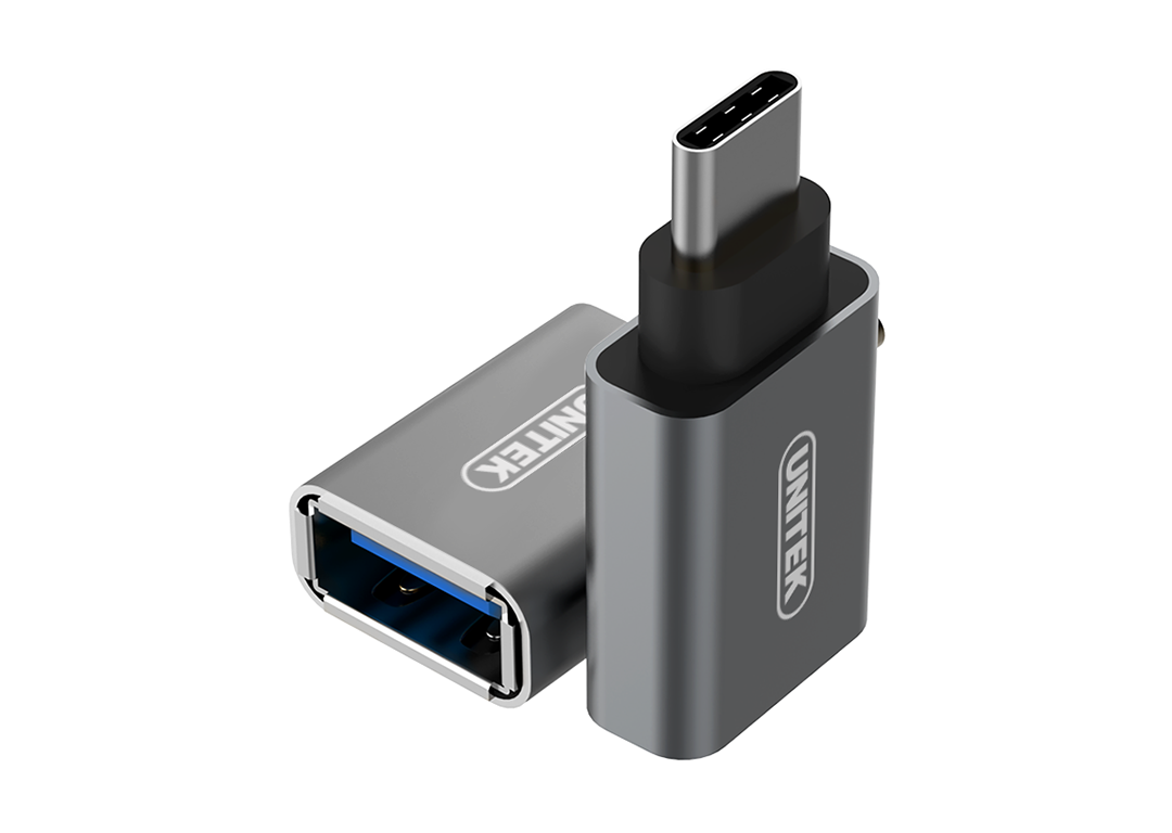 Bộ chuyển đổi USB-C sang USB-A 3.0 UNITEK Y-A025CGY Bộ chuyển đổi USB-C sang USB-A 3.0 UNITEK Y-A025CGY