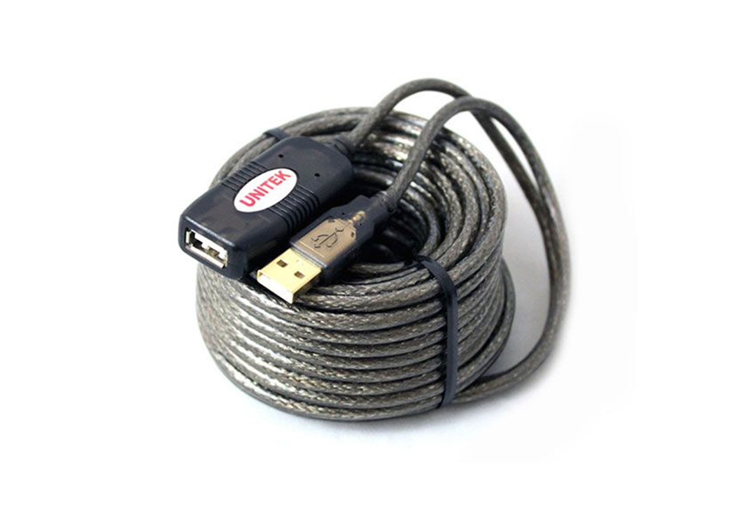 Cáp USB nối dài 2.0 15m có chíp khuếch đại UNITEK U-265 Cáp USB nối dài 2.0 15m có chíp khuếch đại UNITEK U-265