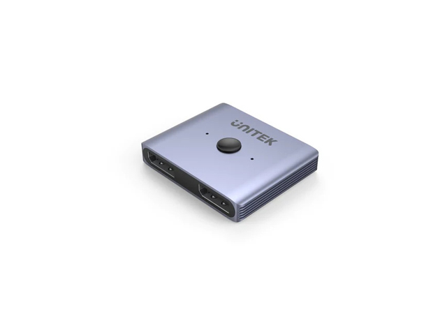 Bộ chuyển mạch 2 Vào 1 ra DisplayPort 8K UNITEK V1609A Bộ chuyển mạch 2 Vào 1 ra DisplayPort 8K UNITEK V1609A