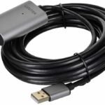 Cáp Nối Dài USB 2.0 Có IC  + Nguồn 5V 2A Unitek Y-271 Dài 5M