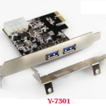 CARD PCI-E to 2 cổng USB 3.0 5Gbps UNITEK Y-7301