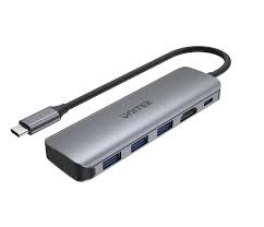 HUB USB TYPE-C TO 3 USB 3.0/HDMI/PW 100W UNITEK H1107E