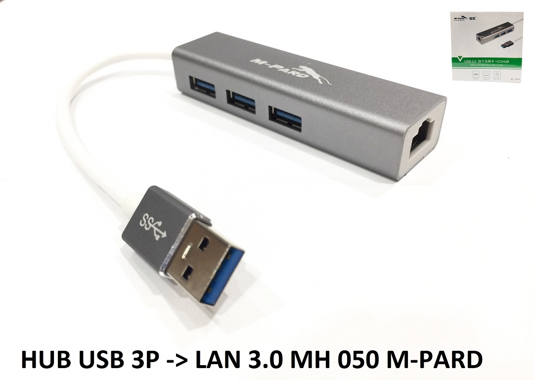 HUB USB 3P -> LAN 3.0 MH050 M-PARD HUB USB 3P -> LAN 3.0 MH050 M-PARD