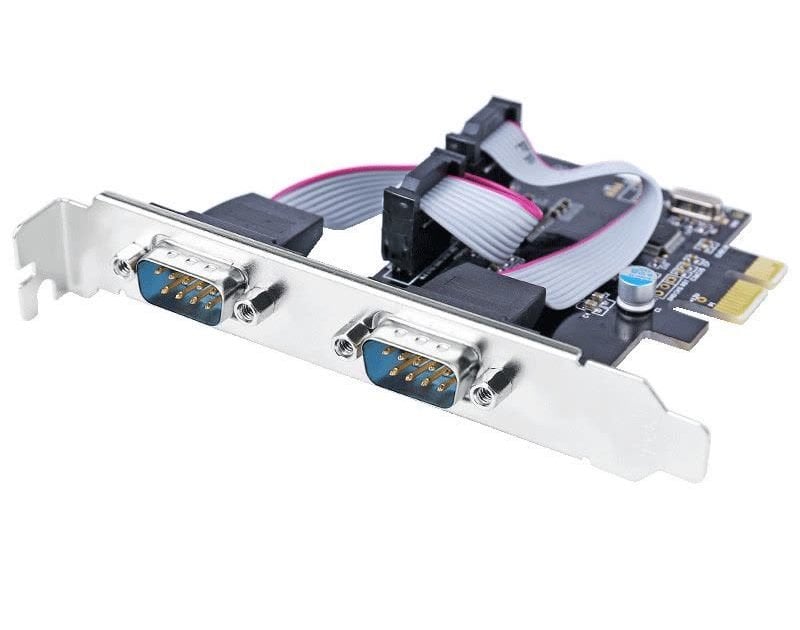 Card PCI-E -> 2 COM RS232 DTECH (CH382) PC0085 Card PCI-E -> 2 COM RS232 DTECH (CH382) PC0085