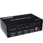Bộ chuyển mạch HDMI Matrix 2X2 Switch 2 In 2 Out MT-VIKI MT-HD22
