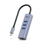 Bộ chuyển đổi USB-C sang 3 x USB 3.0+ Ethernet   UNITEK H1907B