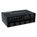 Bộ chuyển mạch ma trận HDMI 2.0 DT-7224W V2.0 2×4 4K 60Hz, 2 đầu vào 4 đầu ra, hỗ trợ điều khiển từ xa