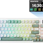 Bàn phím cơ gaming 3 chế độ+màn hình LCD  REDRAGON GALATIN PRO K719WG RGB PRO