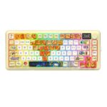 Bàn phím chơi game cơ Redragon FLEKACT K708GF-RGB-PRO 3 chế độ – Màu be