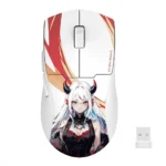Chuột chơi game không dây Redragon M918 KING Max AKG PRO 26K DPI phong cách Anime (Trắng)