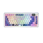 Bàn phím cơ gaming 3 chế độ+màn hình LCD  REDRAGON FLEXACT K708AK-RGB-PRO