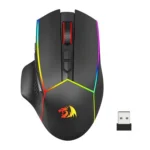 Chuột chơi game REDRAGON AXE PRO M814RGB-PRO có thể lập trình, có dây/không dây 2.4G/Bluetooth