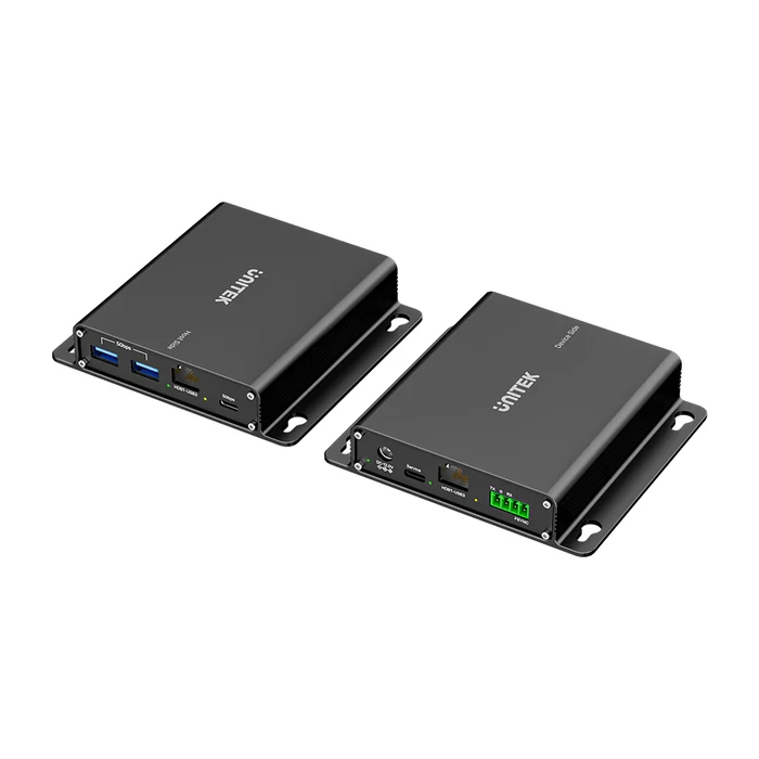 Bộ mở rộng USB 5Gbps 100M -> Ethernet có Hub UNITEK U1337BBK01-US